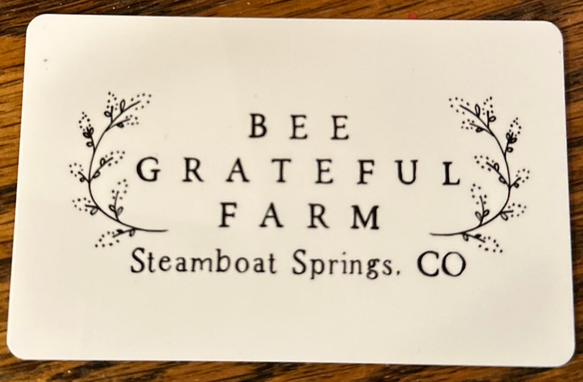 Gift Card - physical card mailed to a friend — BELLEWOOD FARMS