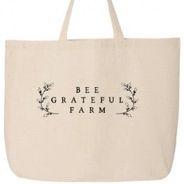 Bee Grateful Farm Market Tote